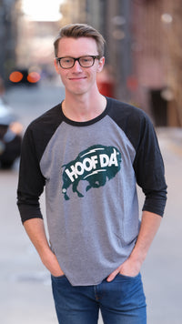 Bison 3/4-Raglan Sleeve Baseball T-Shirt