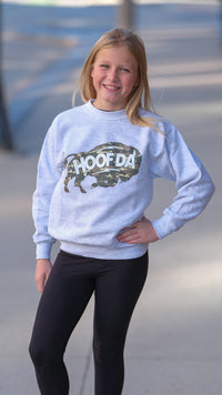 Bison Camo Youth Sweatshirt