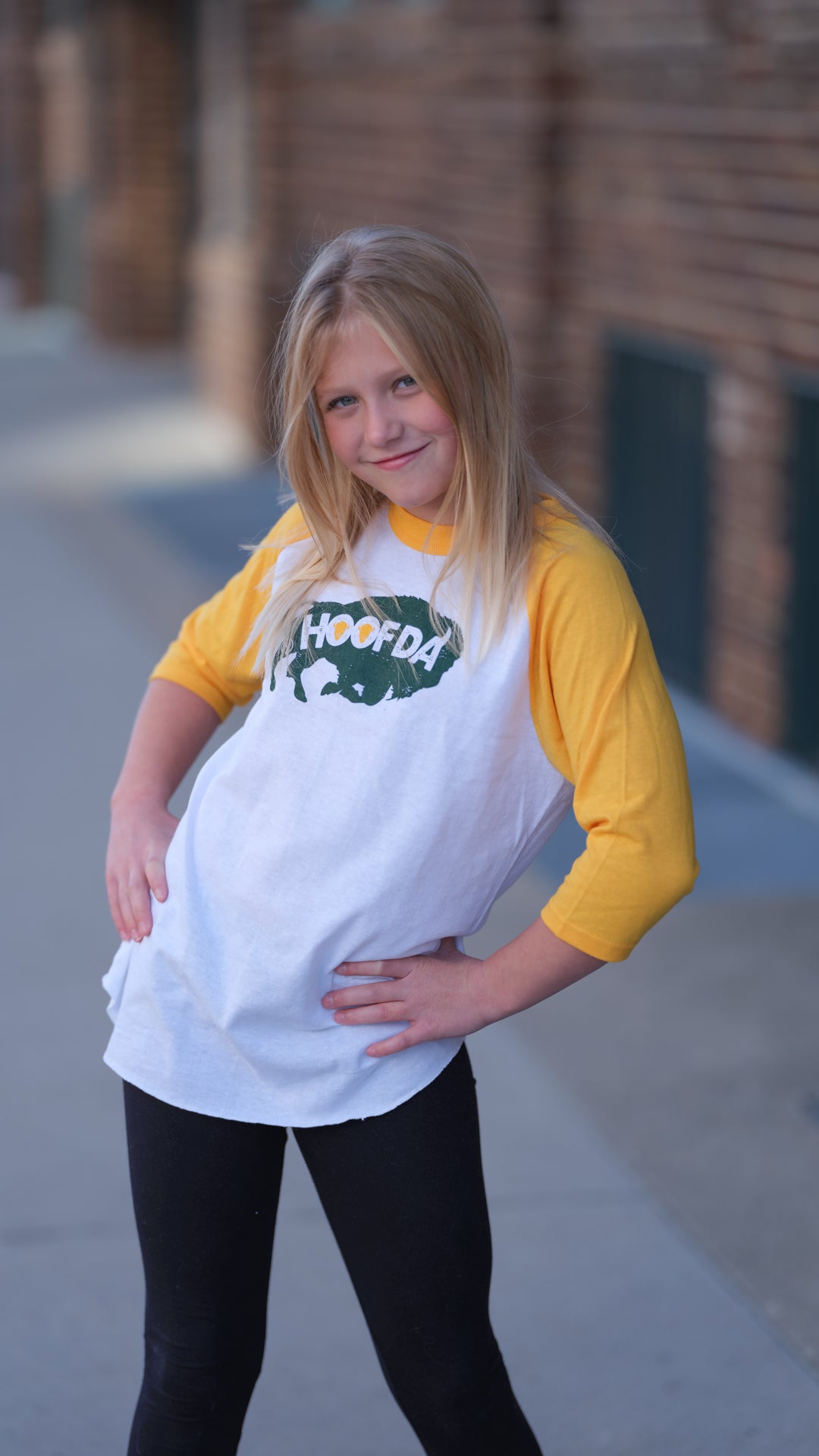 Bison Gold Baseball Youth T-Shirt