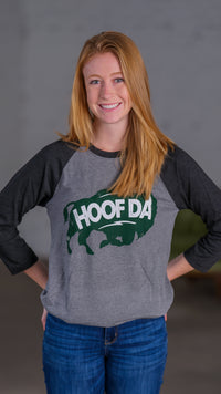 Bison 3/4-Raglan Sleeve Baseball T-Shirt
