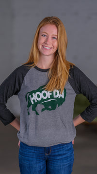 Bison 3/4-Raglan Sleeve Baseball T-Shirt