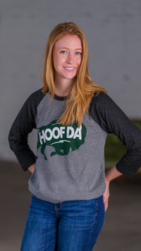 Bison 3/4-Raglan Sleeve Baseball T-Shirt