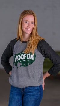 Bison 3/4-Raglan Sleeve Baseball T-Shirt