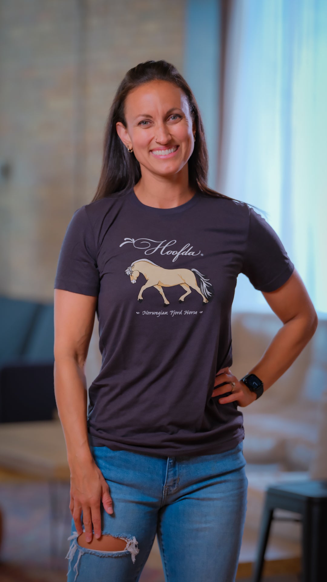 Norwegian Fjord Horse Crew T-shirt