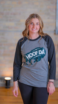 Bison 3/4-Raglan Sleeve Baseball T-Shirt