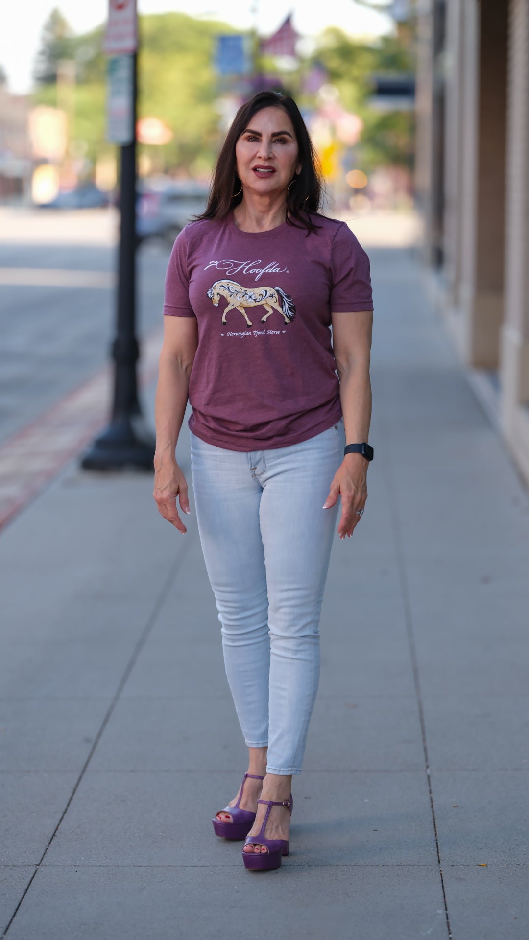 Norwegian Fjord Horse Short Sleeve Crew T-Shirt