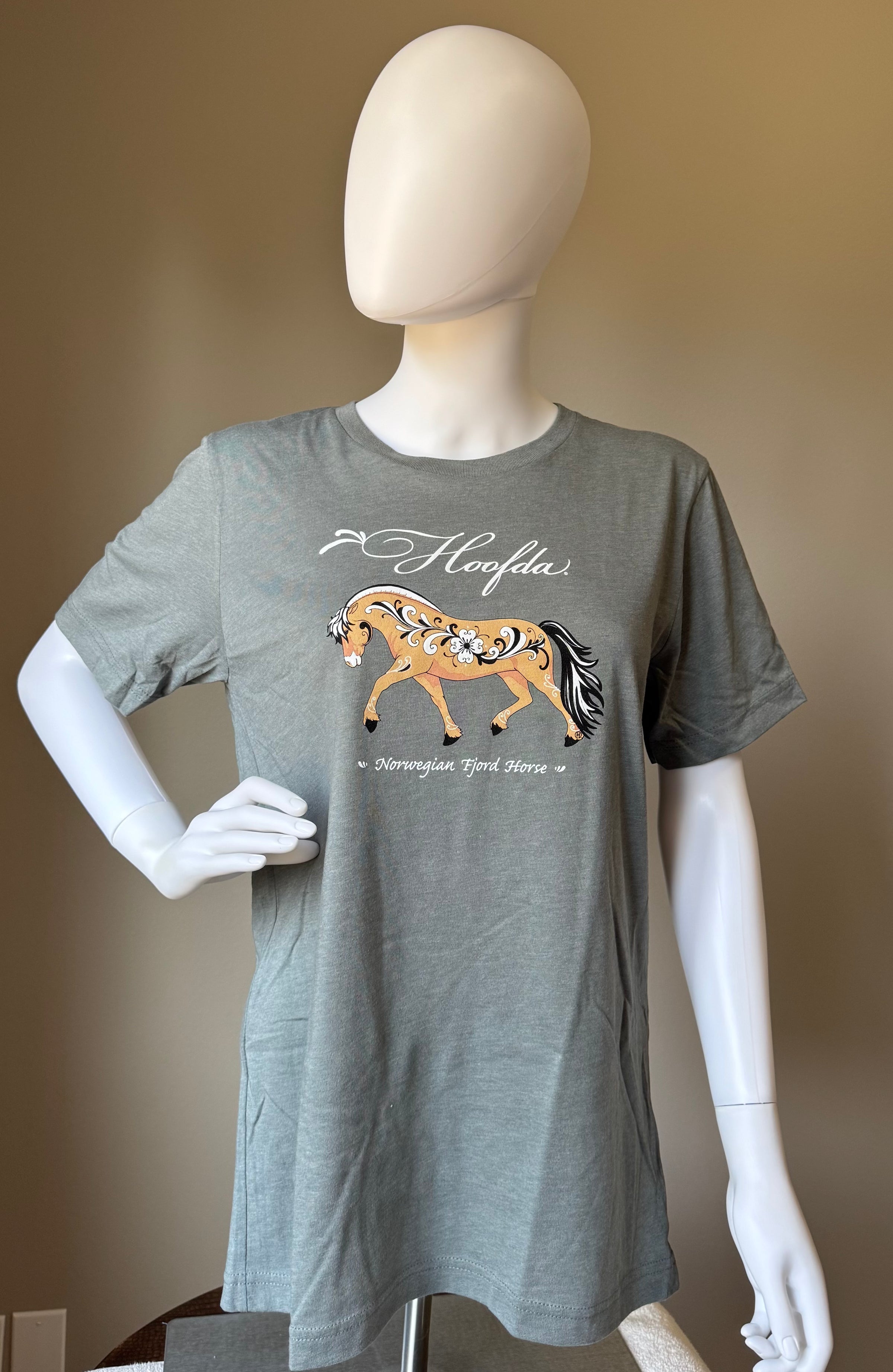 Norwegian Fjord Horse Rosemaling Sage