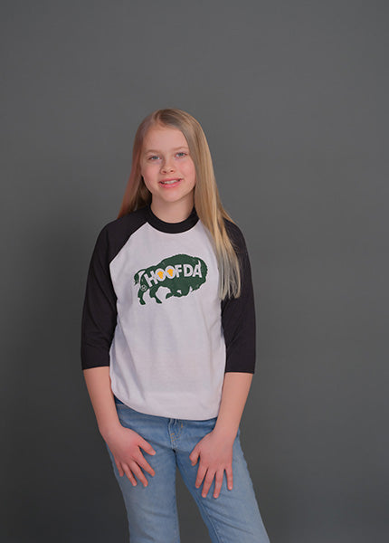 Bison Youth Baseball Jersey T-Shirt