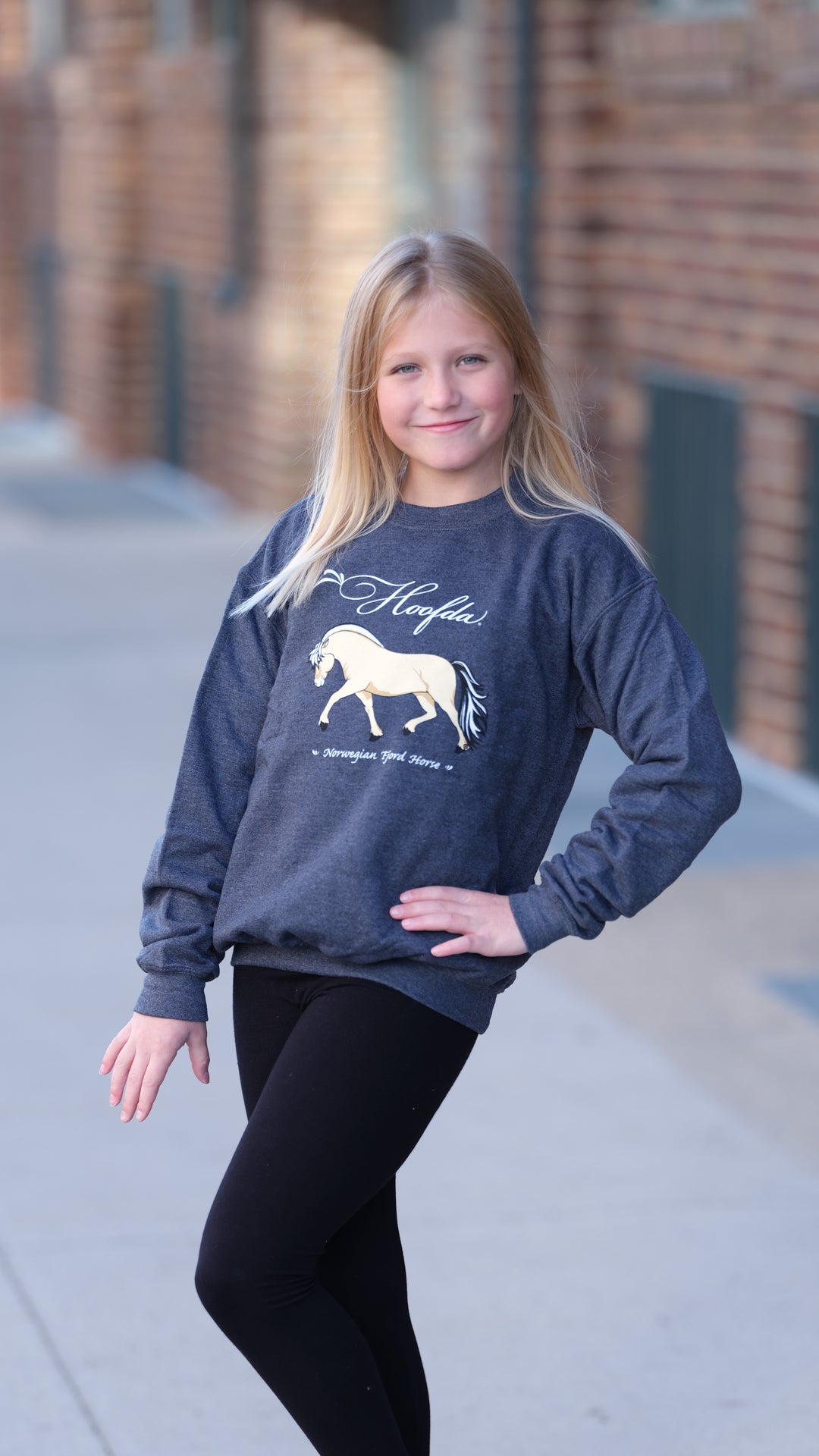 Norwegian Fjord Horse Youth Sweatshirt