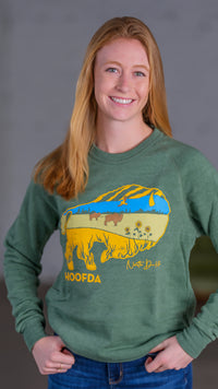 Bison Feels Like Home ND Fleece Sweatshirt