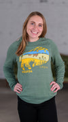 Bison Feels Like Home ND Fleece Sweatshirt