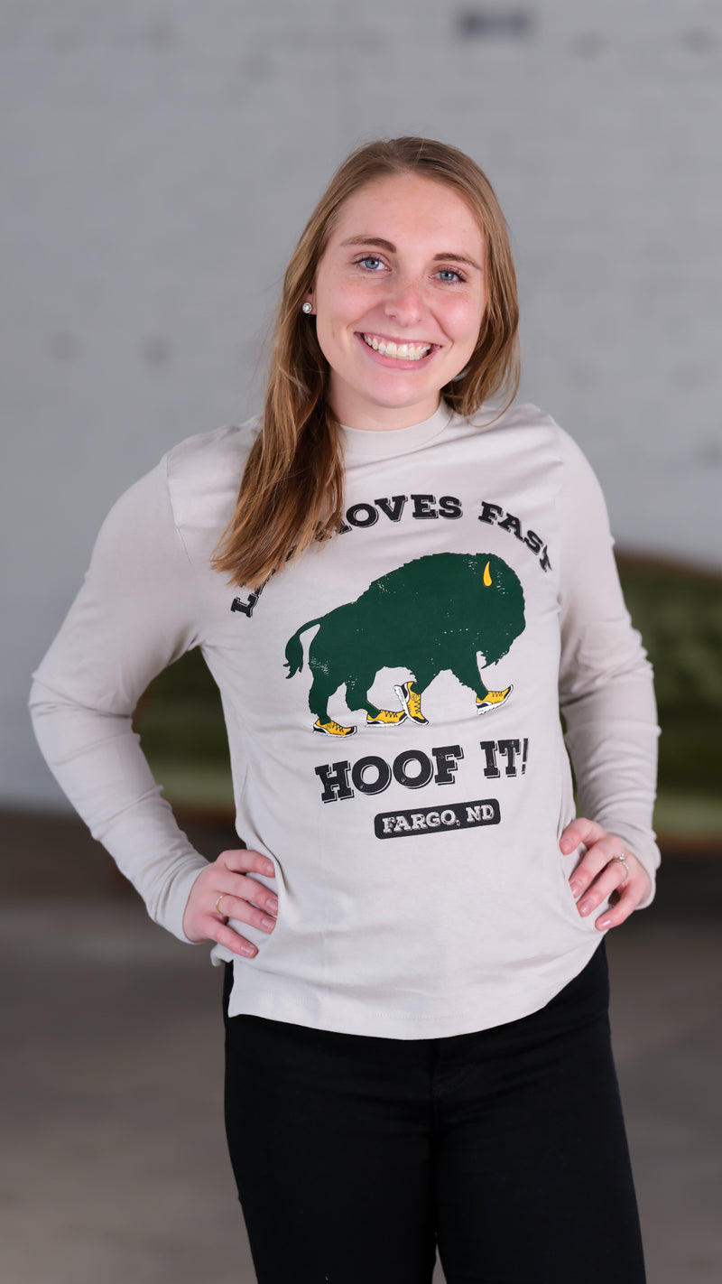 Bison Life Moves Fast Hoof It T-Shirt