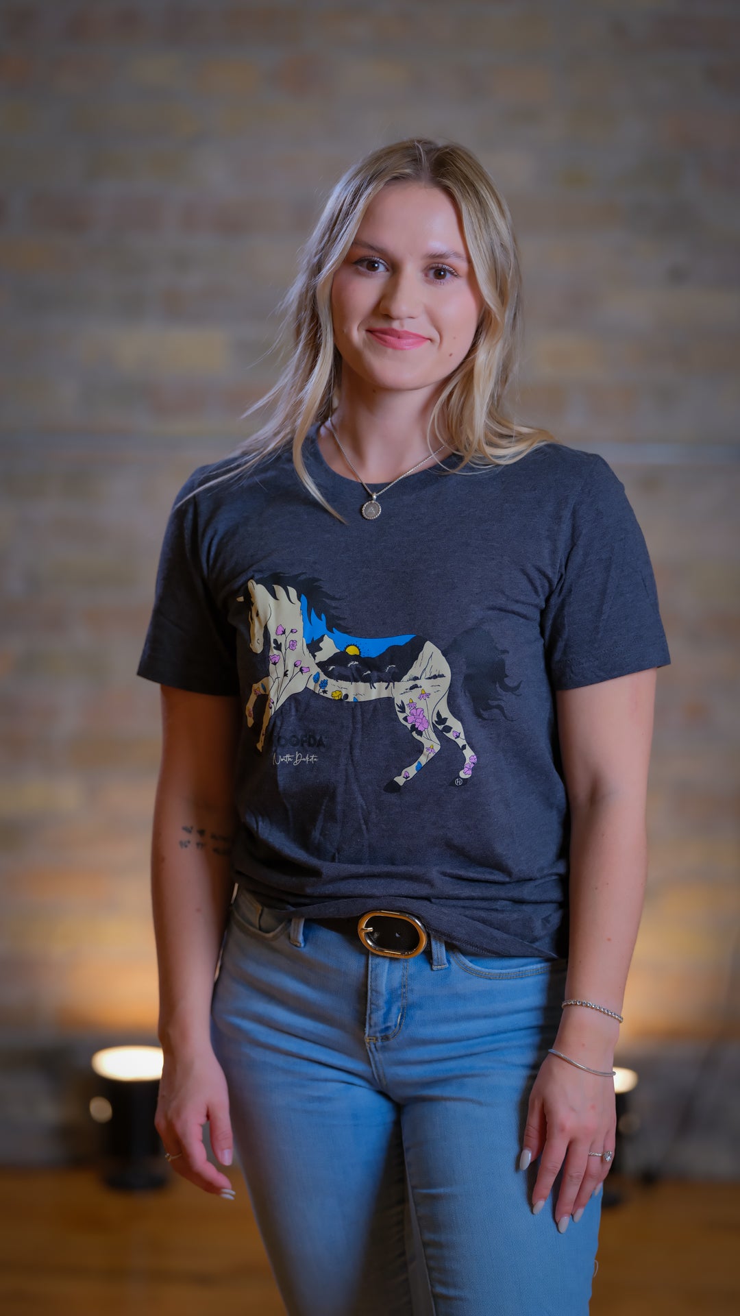 ND Badlands Horse Crew T-Shirt