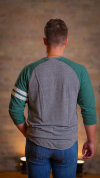 Bison 3/4 Stripe Sleeve T-Shirt