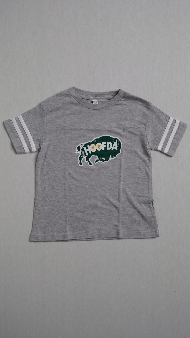 Bison Heads Toddler Football Jersey T-Shirt