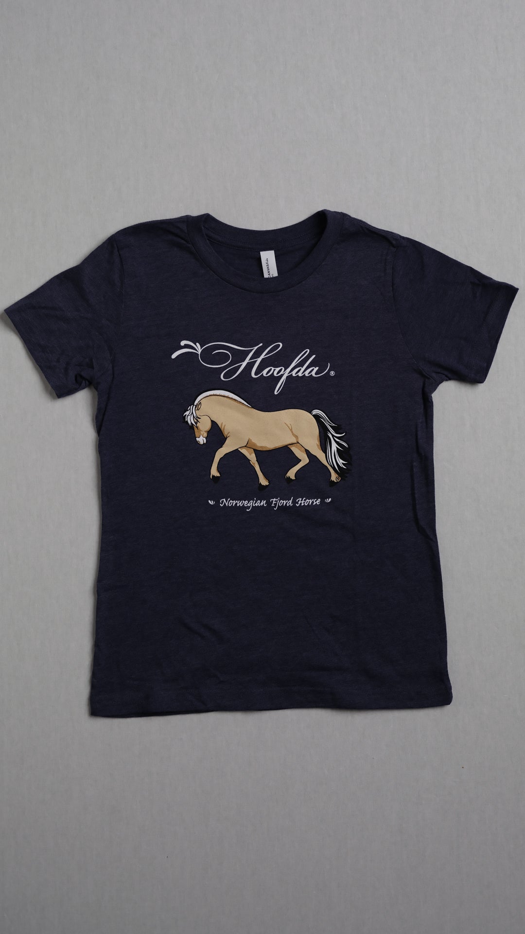 Norwegian Fjord Horse Navy T-Shirt