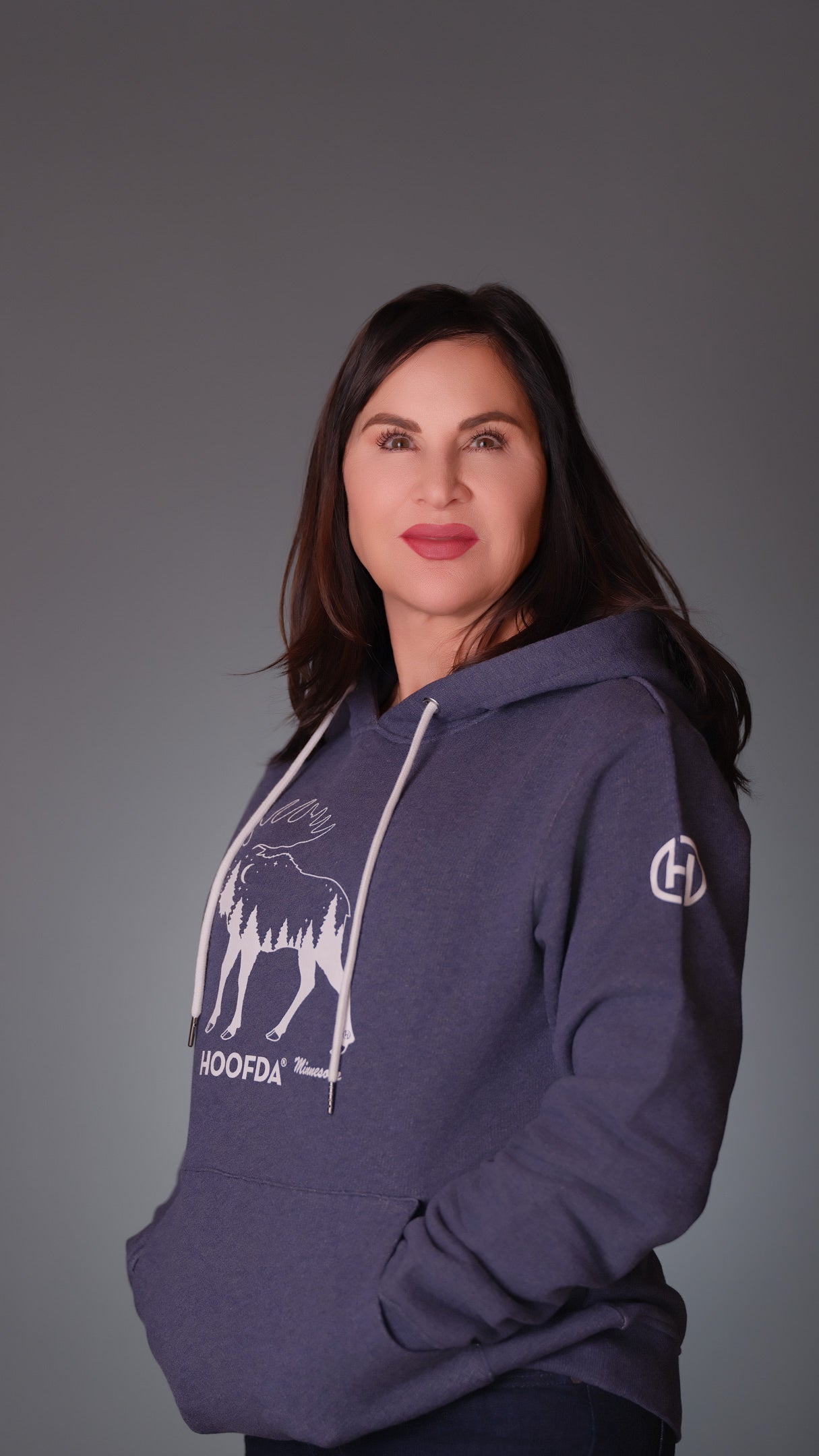 Starry Nights MN Moose Hooded Sweatshirt