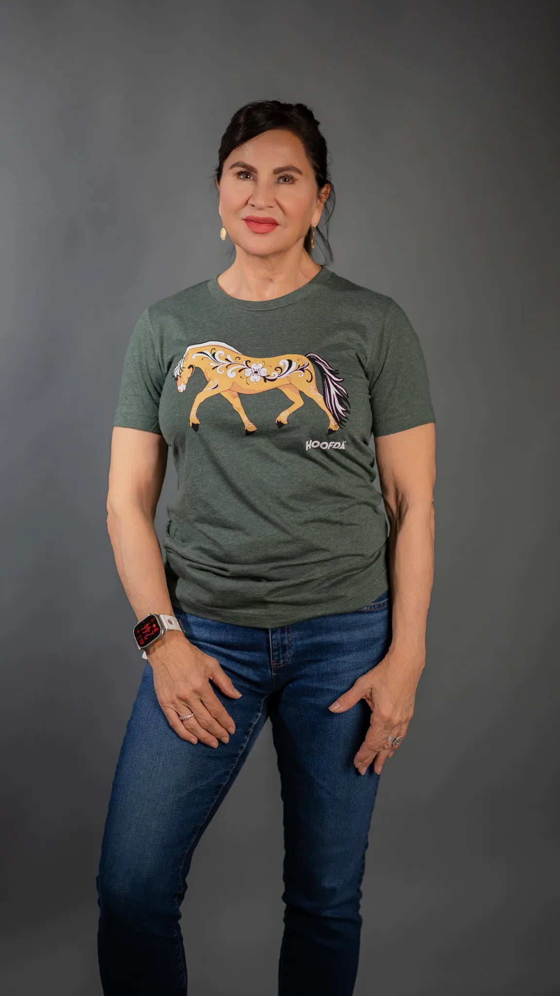 Norwegian Fjord Horse Forest crew neck