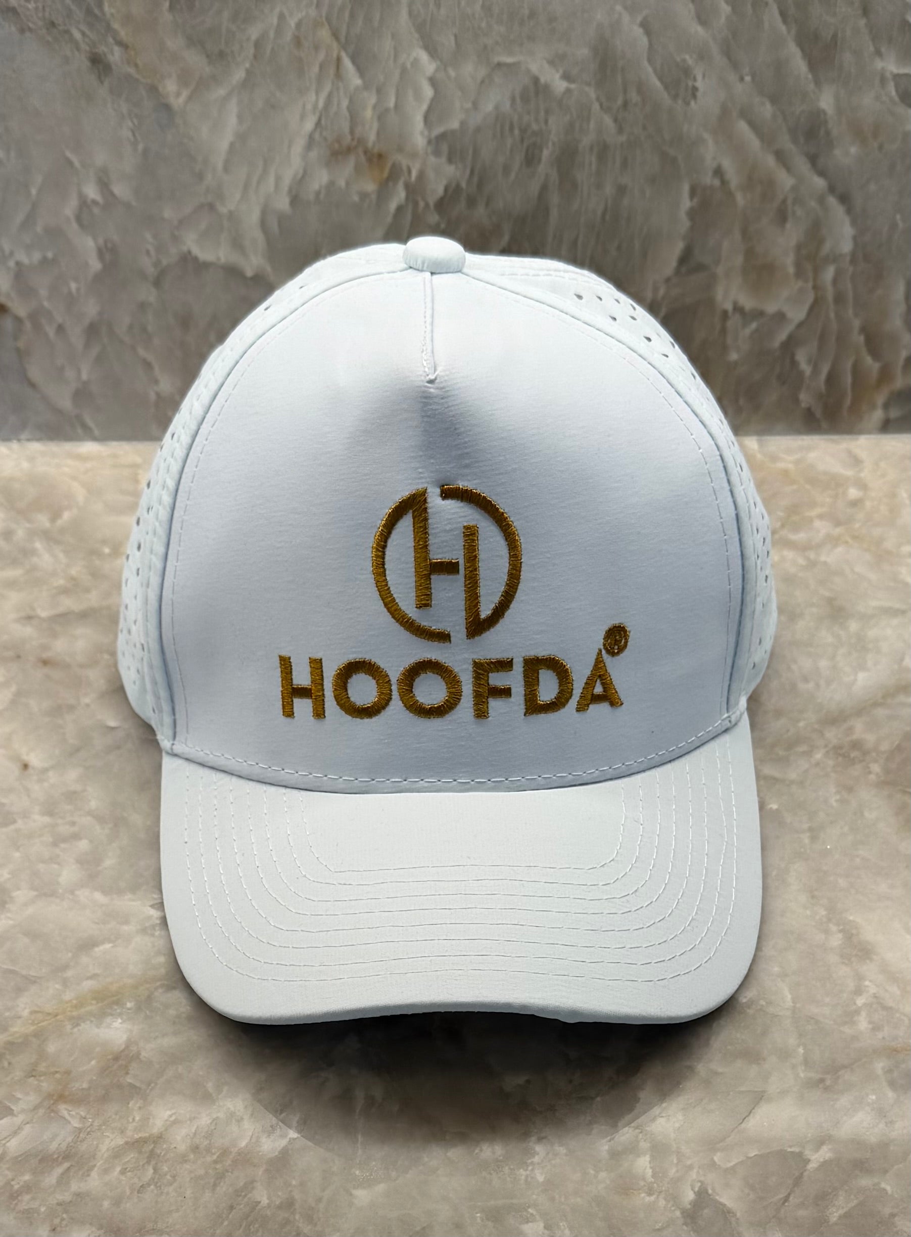 HOOFDA Lightweight Performance Hat White