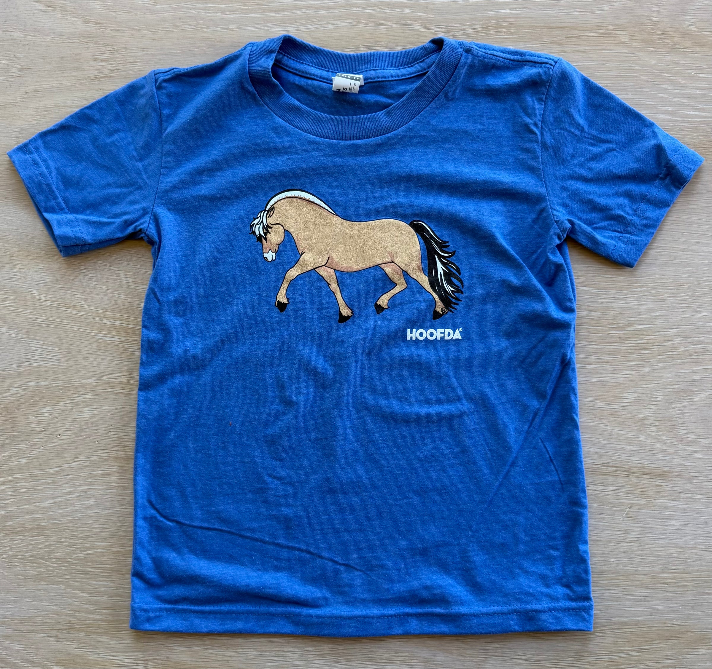 Norwegian Fjord Horse Toddler Sky Blue