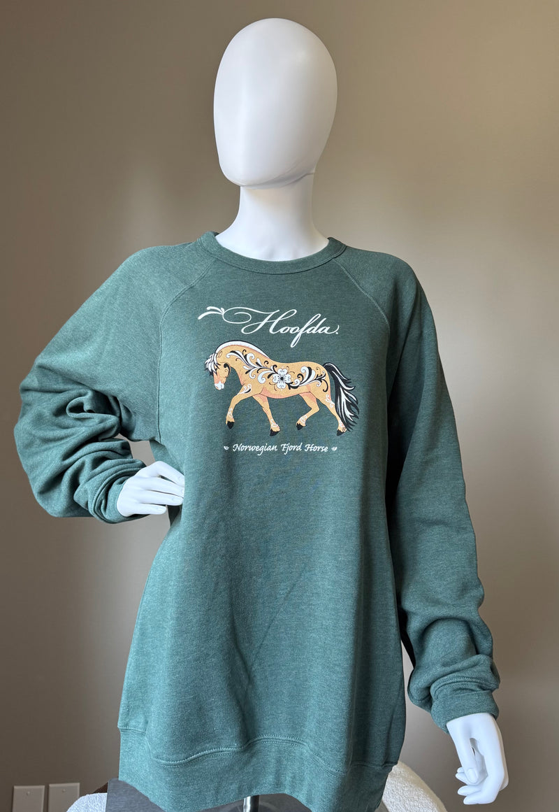 Norwegian Fjord Fleece Forest Rosemaling