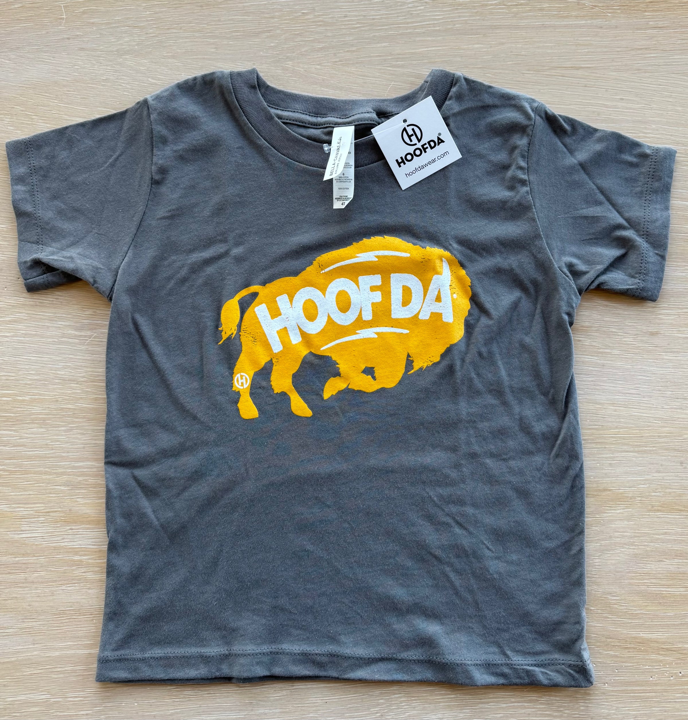 Bison Charcoal Toddler T-Shirt