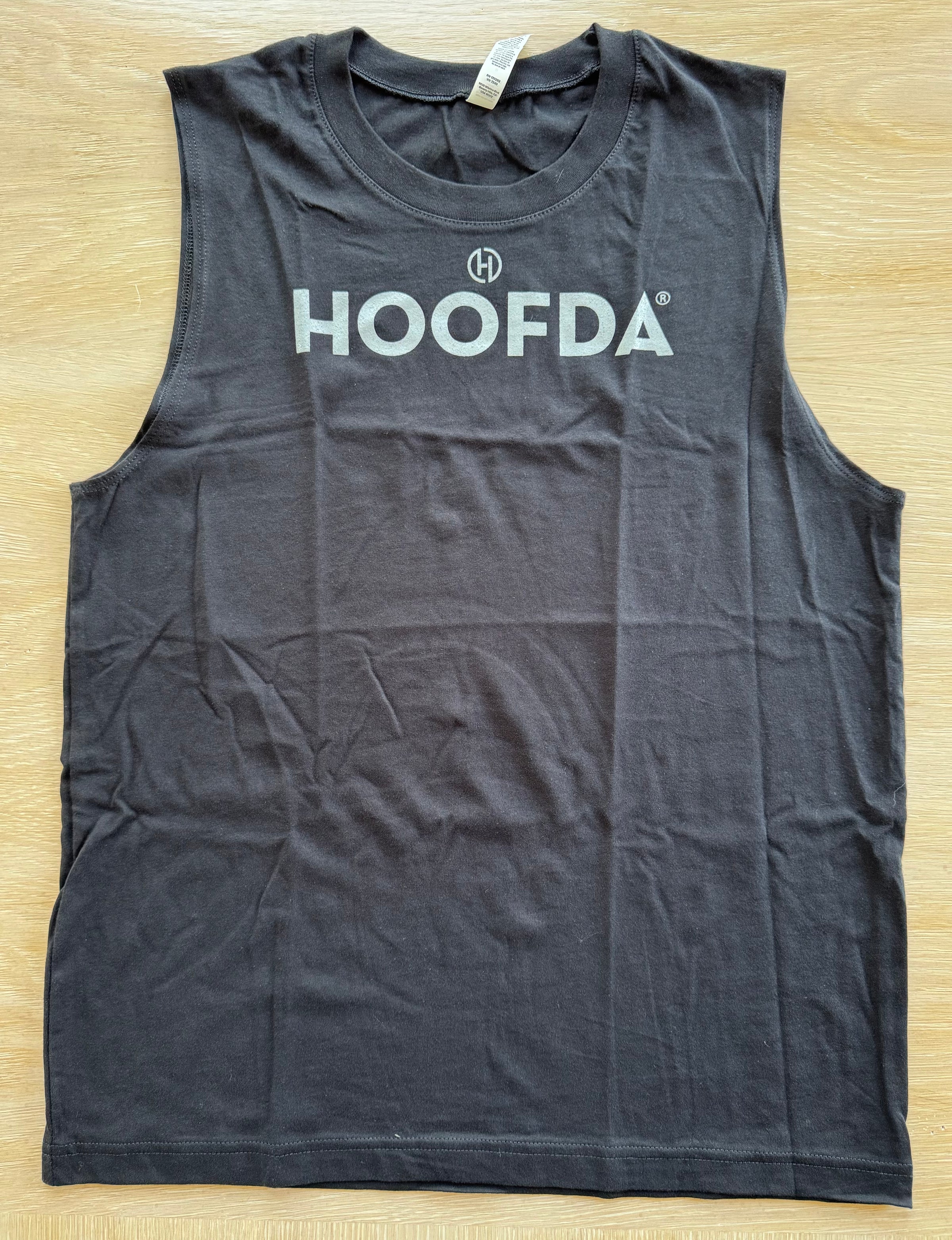 HOOFDA Unisex Jersey Muscle Tank Heather Grey