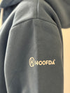Norwegian Fjord Horse Full Zip Dusty Blue Hoodie Dunn Fjord