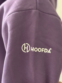 Norwegian Fjord Horse Full Zip Lavender Hoodie Dunn Fjord