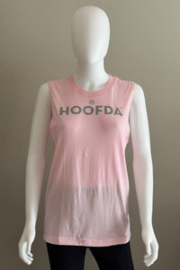 HOOFDA Unisex Jersey Muscle Tank Pink