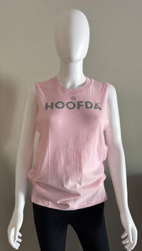 HOOFDA Unisex Jersey Muscle Tank Pink