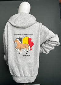 American Belgian Horse Fleece Hoodie