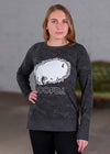 Bison Floral Women's Camo Sweatshirt